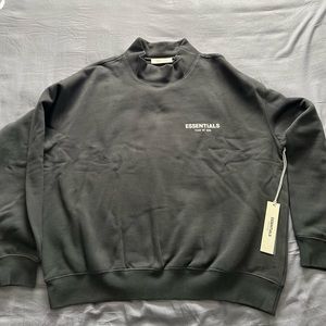 Fear of God Essentials Black Mockneck Large